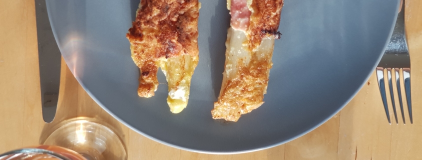 Spargelrezept mal anders Weiße Spargel Involtini